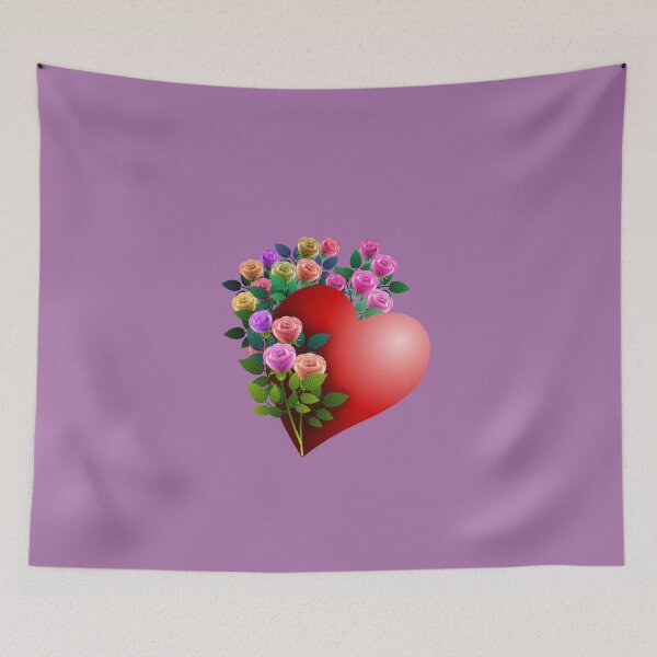 Item preview, Heart & roses designed and sold by dplachkinova.