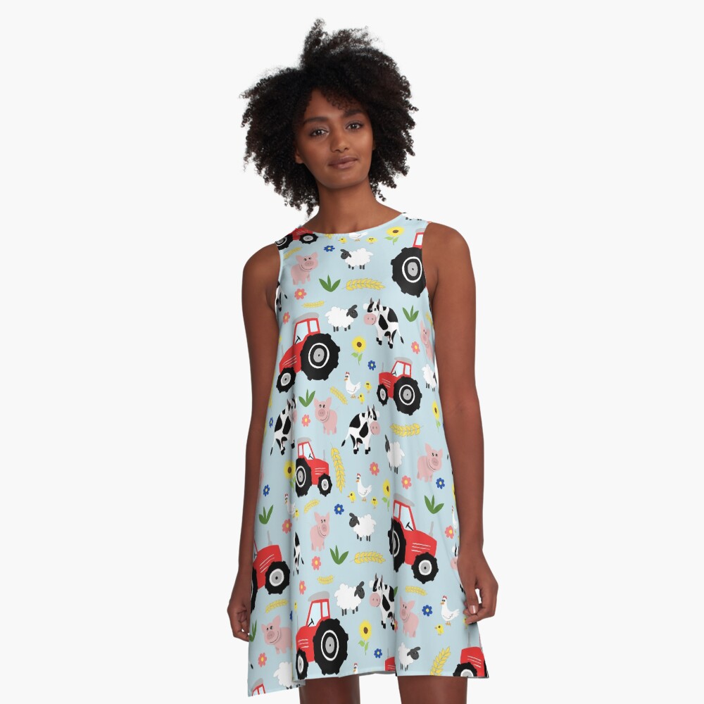 Vista previa del artículo con la obra «Vestido acampanado», diseñado y vendido por aimeegray.