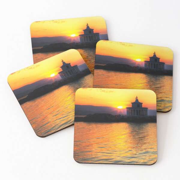 Item preview, Lighthouse Of Saint Theodoroi At Sunset designed and sold by Paul Thompson Photography.