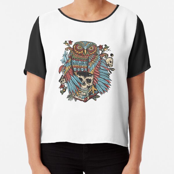 Magic owl Chiffon Top