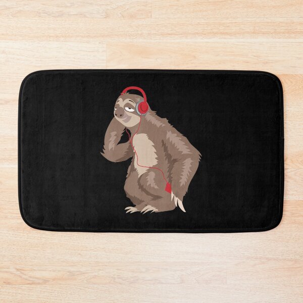 Item preview, Cool Sloth Music Headphones Funny Earphones designed and sold by MagicJohnson22.