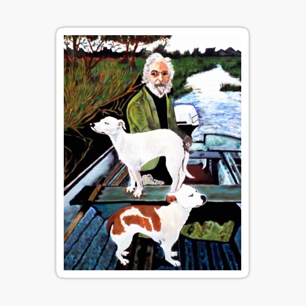 Goodfellas Dogs Painting, Artwork for Wall Art, Prints, Poster, Tshirts, Men, Women, Youth Sticker