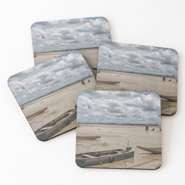 Item preview, Colorful wooden boats in Paramaribo designed and sold by Photopat.