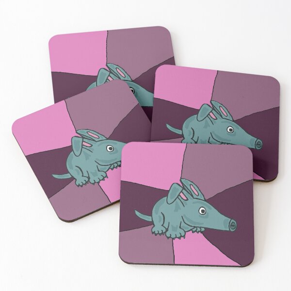 Item preview, Funky Colorful Aardvark Art Abstract designed and sold by Nature's Fancy.
