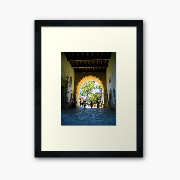 A Golden Arch Framed Art Print