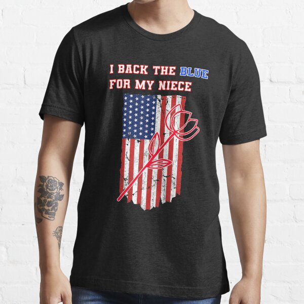 back the blue flag shirt