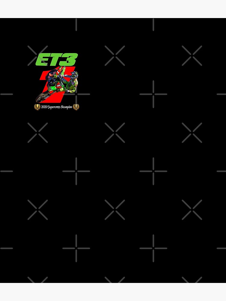 Disover Eli Tomac ET1 2020 SX Champ Supercross Champion ET3 Gift Red Number Plate Design Backpack