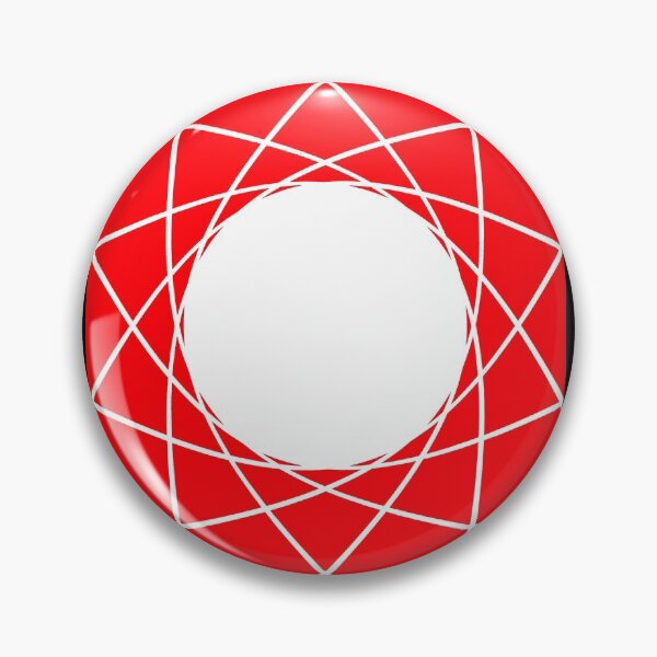 Artikelvorschau, Kreisförmiges geometrisches Muster Weiß und Rot entworfen und verkauft von AJ505.