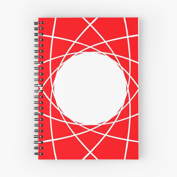 Item preview, Circular Geometric Pattern White and Red designed and sold by AJ505.