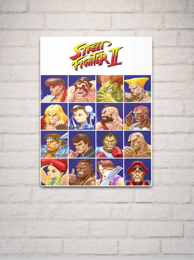 Street Fighter II Poster - Player Select, on Close Up