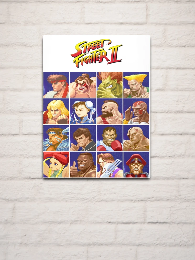 My favorite drink is water with no ice and my favorite game is Street  Fighter - King of Posters - selectbutton 2