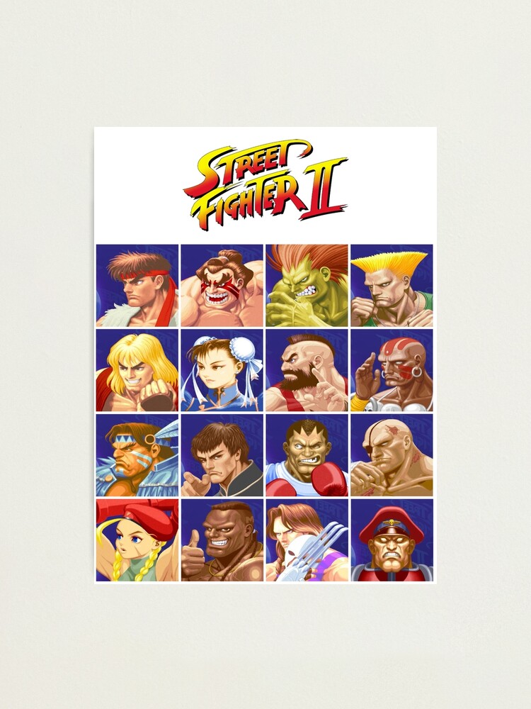 Street Fighter II ALL CHARACTERS