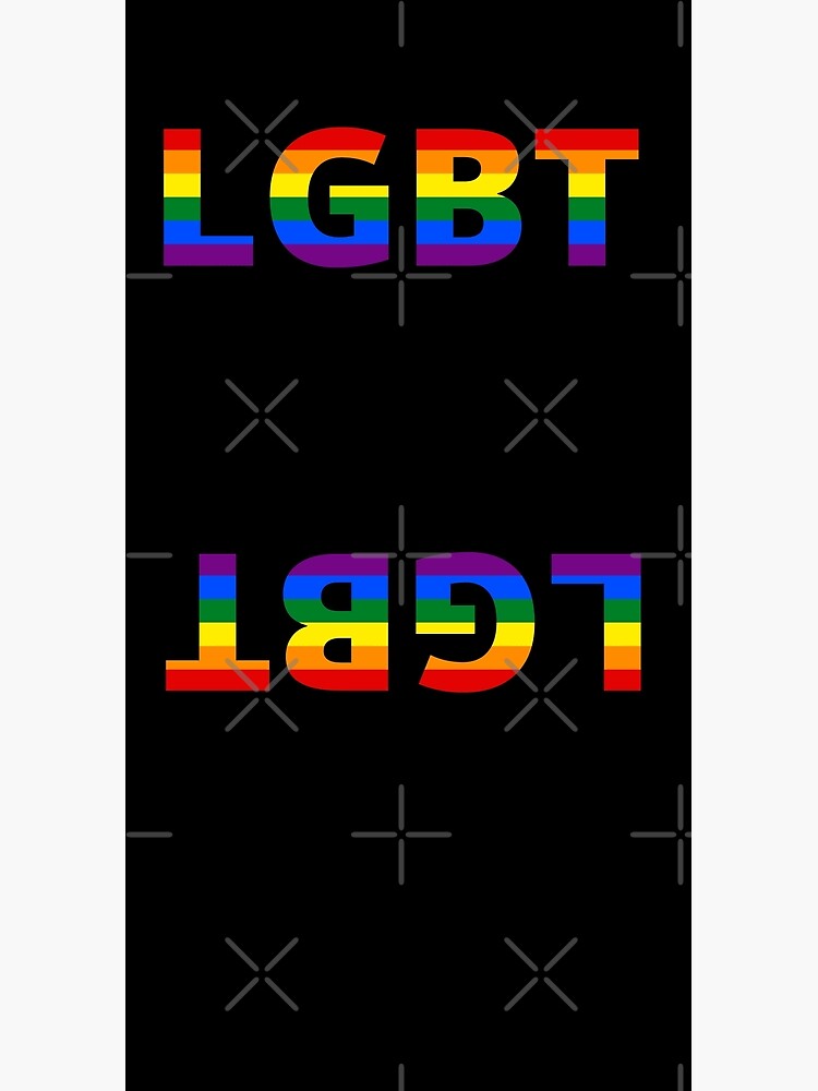 LGBT (black background) by Gay-Pride-Depot