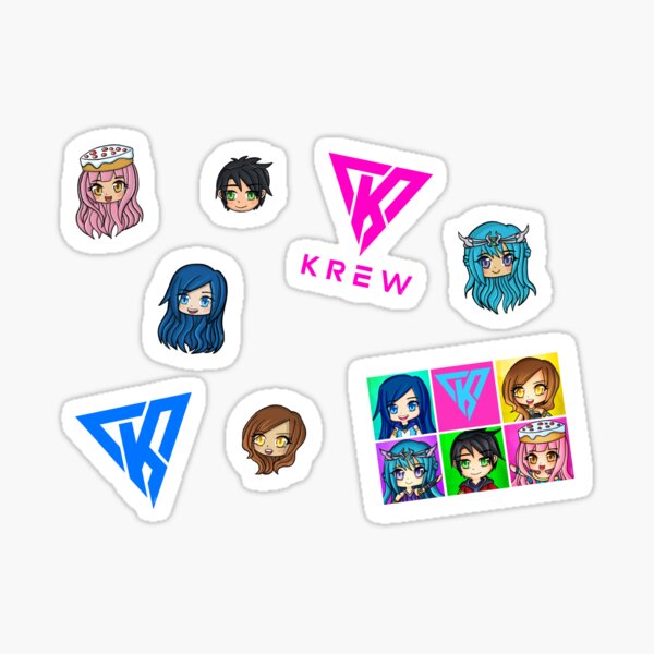 Itsfunneh Stickers Redbubble - christmas roblox stickers redbubble