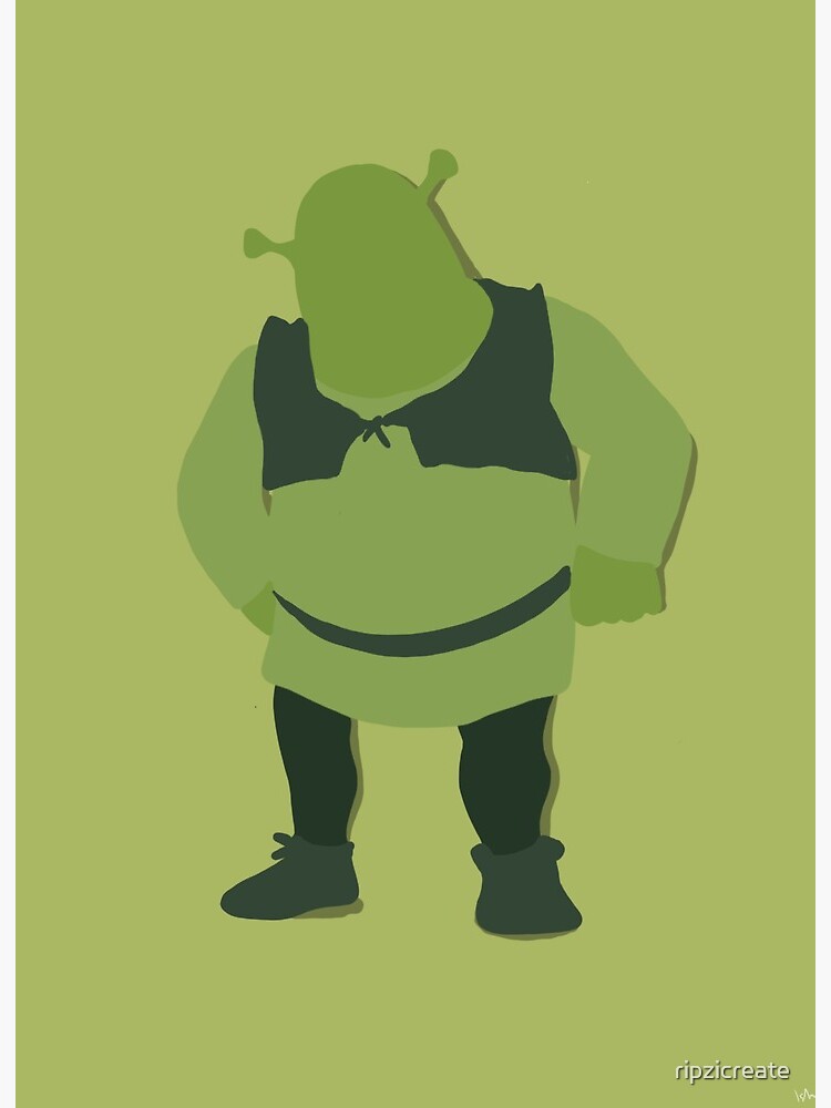 Shrek meme Art Board Print for Sale by Pulte