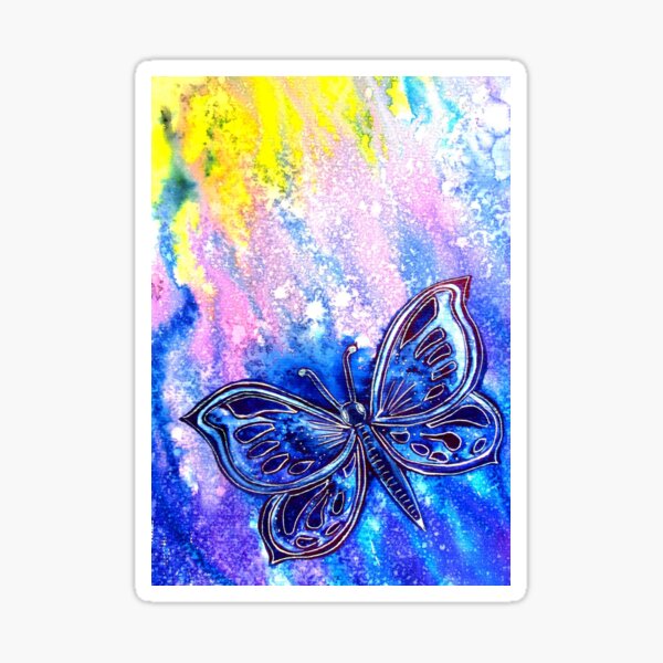 Cosmic Butterfly Sticker