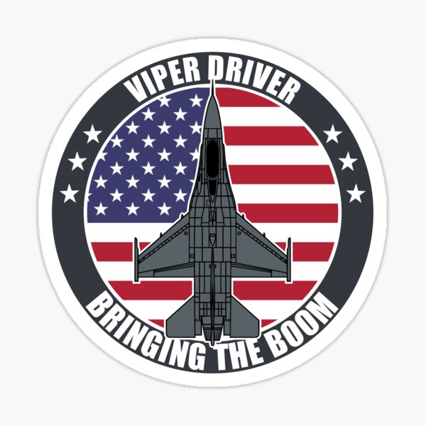 Item preview, F-16 Viper USA Patch designed and sold by StrongVlad.