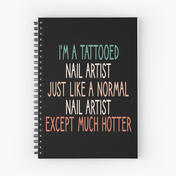 Item preview, I'm A Tattooed Nail Artist Just Like A Normal Nail Artist Except Much Hotter , Nail , Nail Tech Gift, Manicurist / Manicurist Gift / Gift for Manicurist / funny Manicurist  / Manicurists floral style designed and sold by Chamssou.