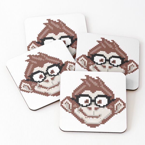 Item preview, Cool monkey made of pixels designed and sold by PhelipeCasanova.