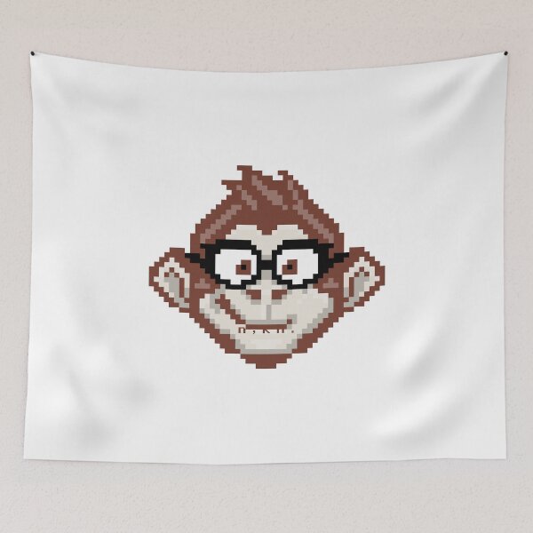 Item preview, Cool monkey made of pixels designed and sold by PhelipeCasanova.