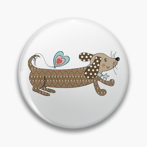 Item preview, Dachshund, Sausage Dog, Dachsie, Doxie Pattern 1 designed and sold by Helen McCartney Designs.