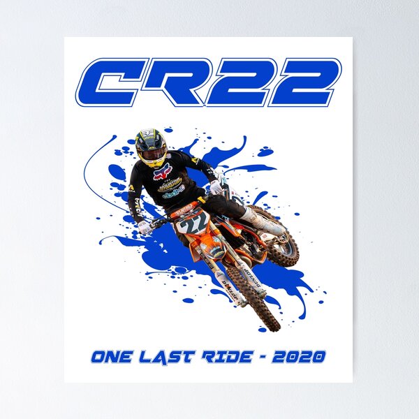 Item preview, Chad Reed CR22 450 Motocross and Supercross Champion Legend - One Last Ride designed and sold by JohnyyBrap.