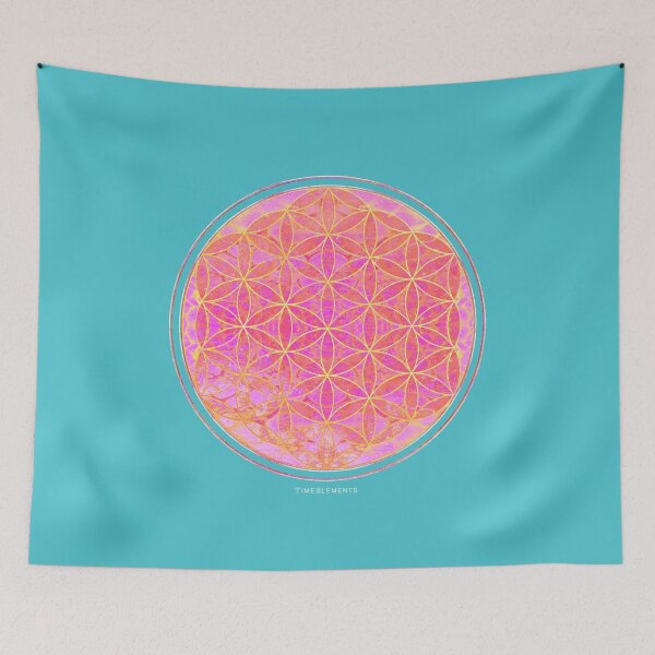 Item preview, flower of life pink orange designed and sold by filippobassano.