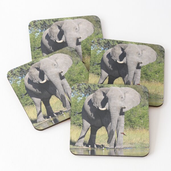 Item preview, Elephant who comes to drink designed and sold by EstelleRossetti.