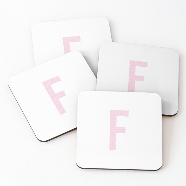 Item preview, Pink Star Letter F designed and sold by Midlane Designs.