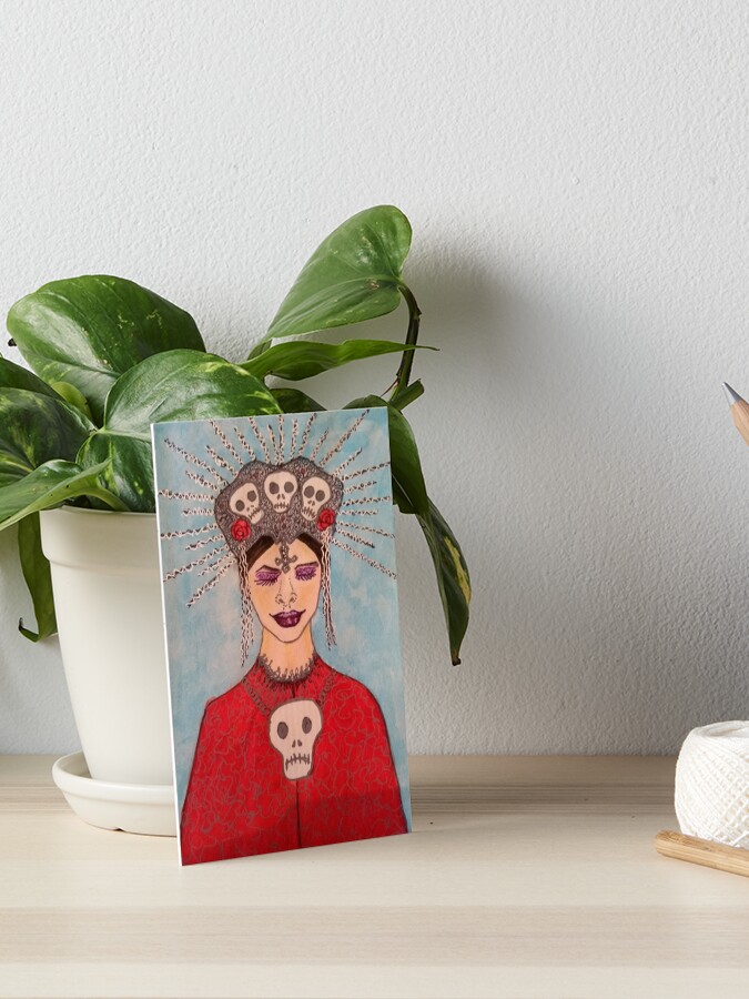 Thumbnail 1 of 2, Art Board Print, beauty queen designed and sold by cruzinjewlz.