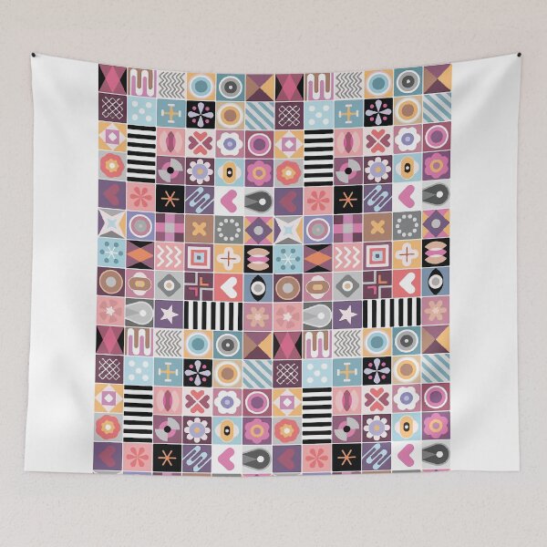 Item preview, Abstract Geometric Pattern Pastel Multicolored designed and sold by Arko  Ranger.