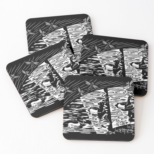 Item preview, Pond life with tufted ducks designed and sold by BrenRomans.