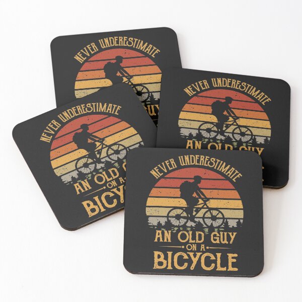 Item preview, Vintage Never Underestimate An Old Guy On A Bicycle Cycling designed and sold by Best Designer.