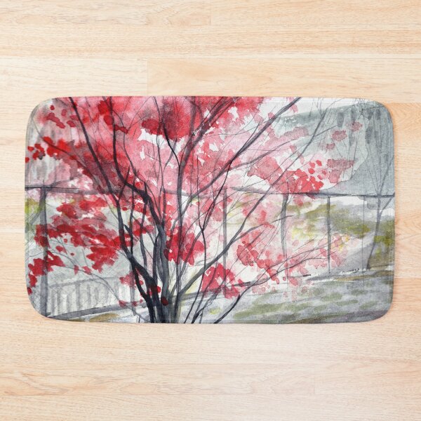Item preview, Riverbank Cherry Tree designed and sold by RyanBauerWalsh.