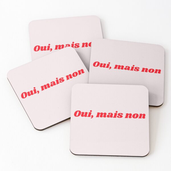 Item preview, Oui, Mais Non, French Quote designed and sold by RougeAtelier.