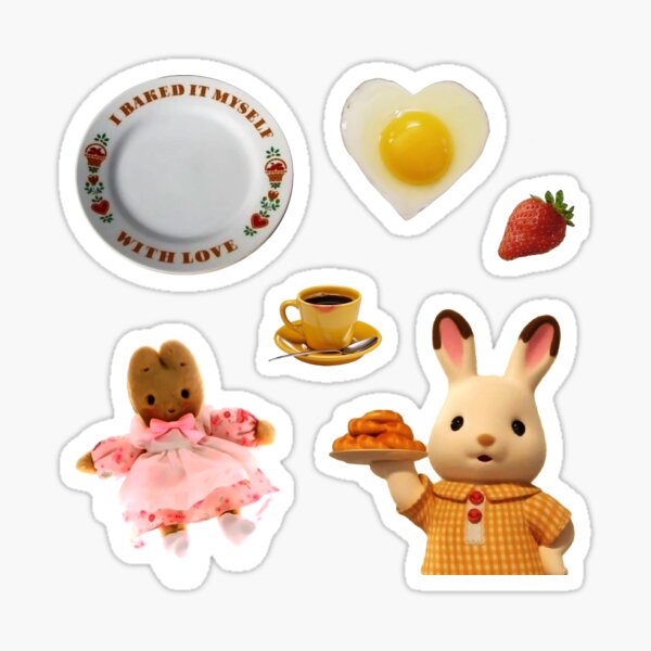 cottagecore picnic pack Sticker