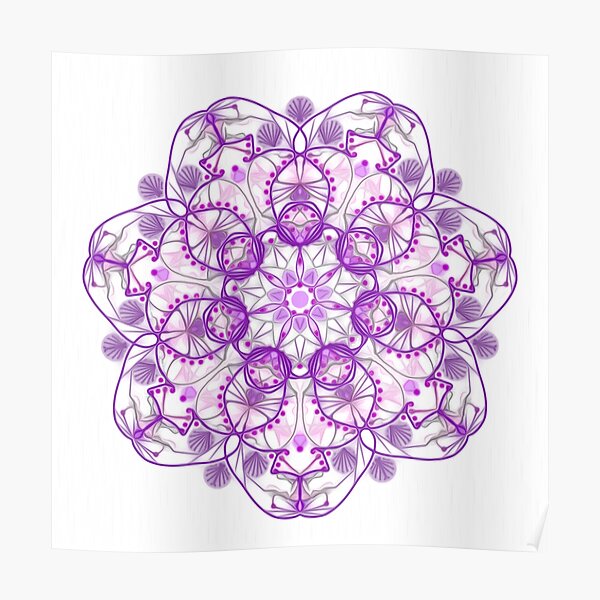 Inner world mandala Poster