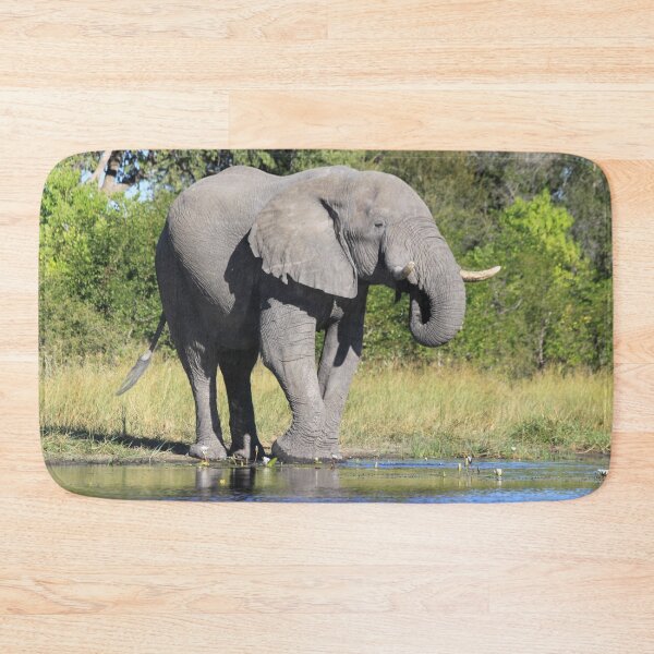 Item preview, Elephant who comes to drink designed and sold by EstelleRossetti.