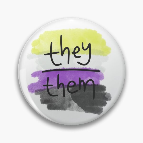 Item preview, They/Them Pronouns, Non-Binary Flag designed and sold by dibbledabbles.