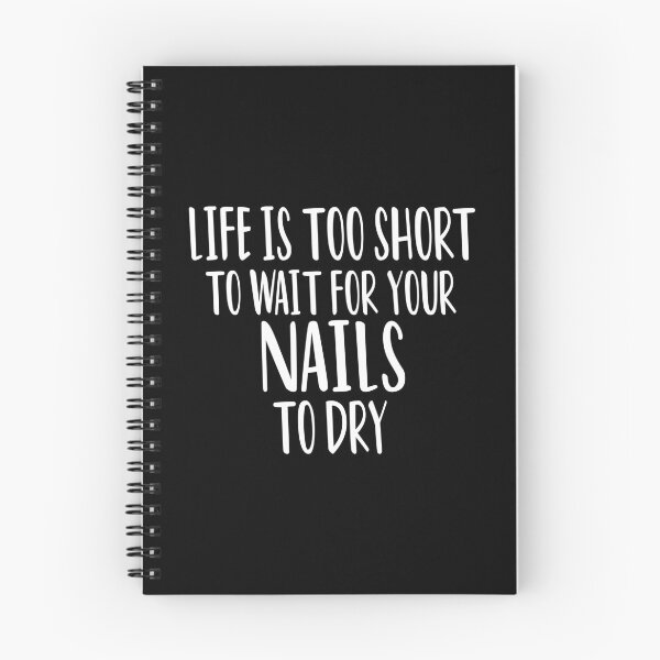 Item preview, Life Is Too Short To Wait For Your Nails To Dry , Nail , Nail Tech Gift, Manicurist / Manicurist Gift / Gift for Manicurist / funny Manicurist  / Manicurists floral style designed and sold by Chamssou.