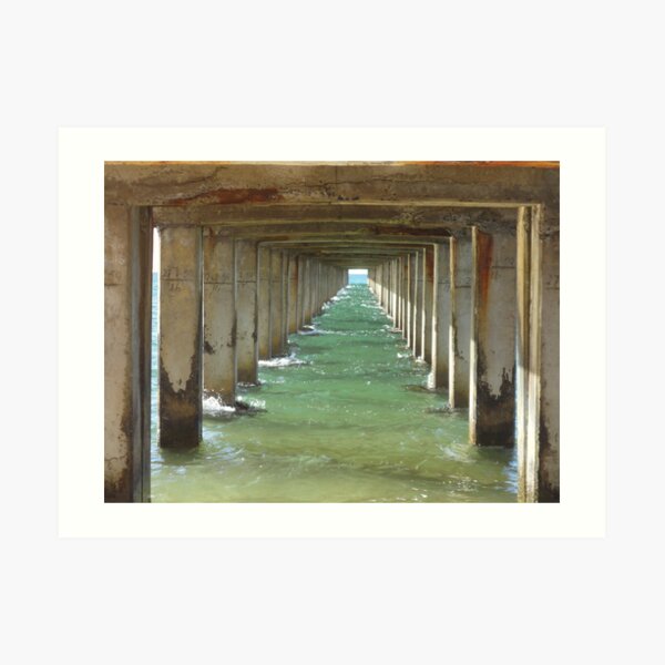 Beneath Dromana Pier Art Print