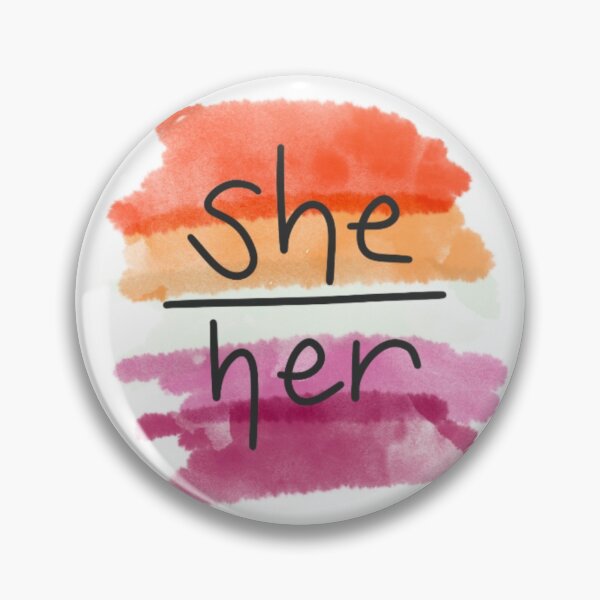 She/Her Lesbian Pin
