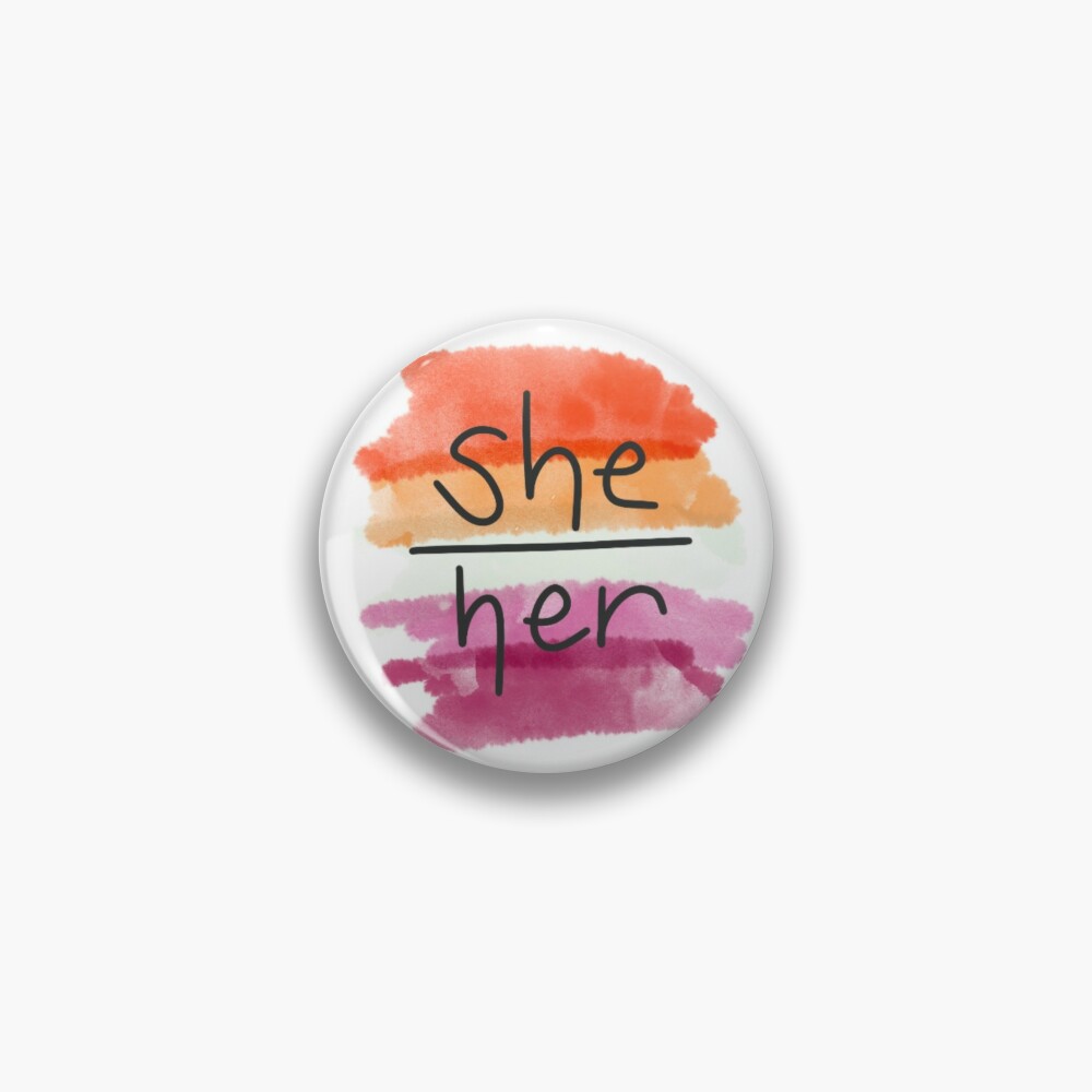 She/Her Lesbian Pin