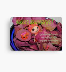 Happy Birthday - Child Canvas Print