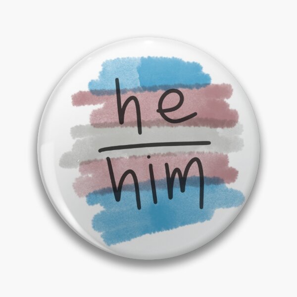He/Him Trans Flag Pin