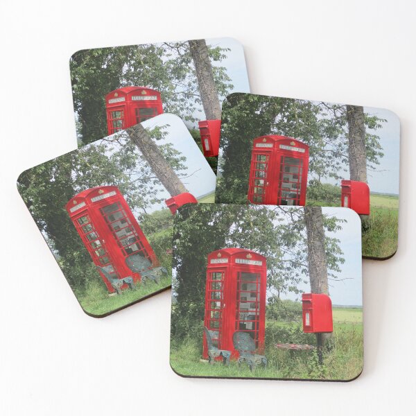 Item preview, Red phone and post box. designed and sold by TreacleDesigns.