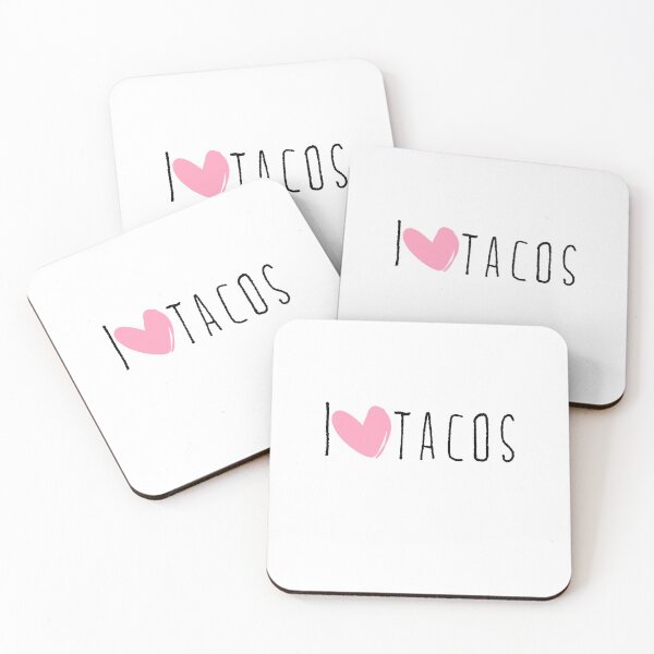 Item preview, I Love Tacos Heart Lovers Gift designed and sold by Akmloza.