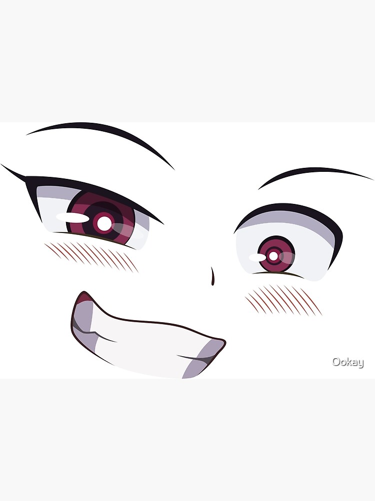 😮 Happy Blush Anime Face (3D) 😮