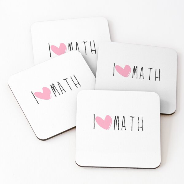 Item preview, I Love Math Heart Lovers Gift designed and sold by Akmloza.