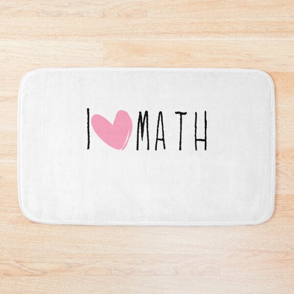Item preview, I Love Math Heart Lovers Gift designed and sold by Akmloza.